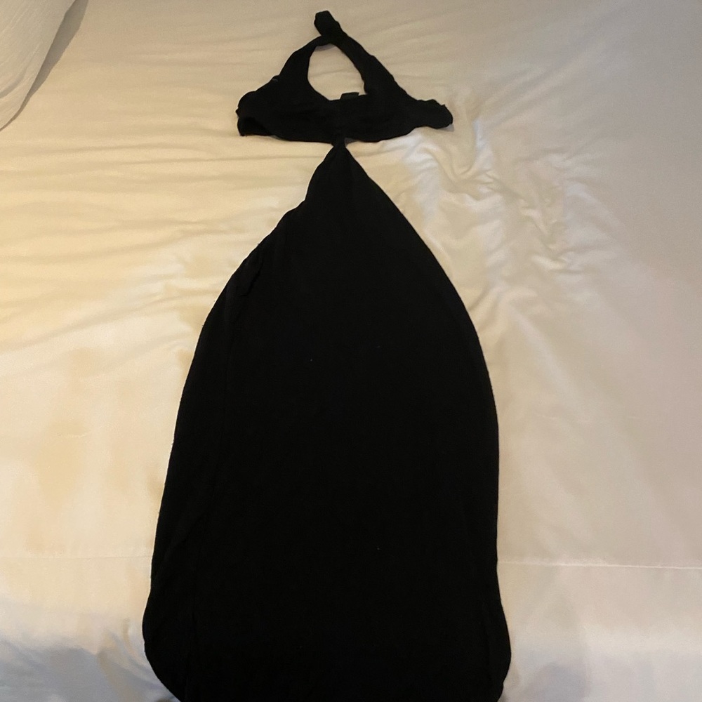 Halter dress cut out